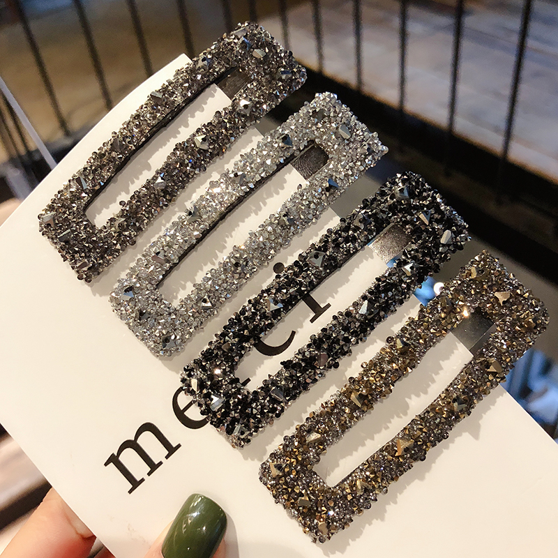 韩国发夹水钻网红碎发刘海顶夹