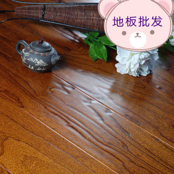 强化裸板多层实木喜福临复合韵大自然仿古榆木地板环保厂家直销