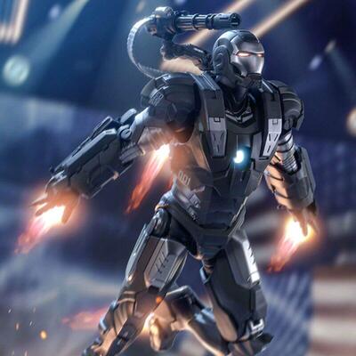 中动战争机器MK1手办可动正版漫威钢铁侠马克85覆联周边玩具摆件