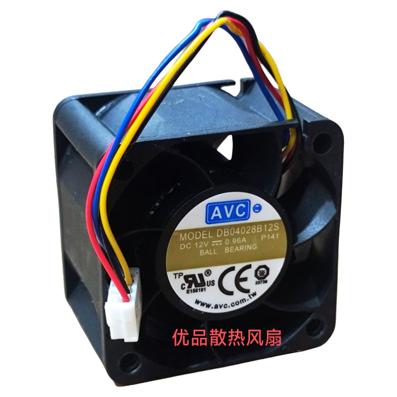 DB04028B12S P141 12V 0.96A原装AVC 4028 4线PWM服务器散热风扇
