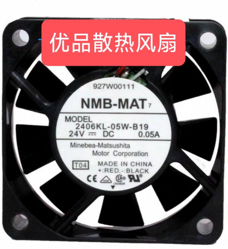 原装NMB 2406KL-05W-B19/10 24V 0.05A 6015 3线静音变散热风扇