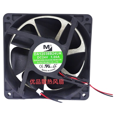 全新DA12038B24UA HR 24V 1.00A一盟大风量12cm变频器散热风扇