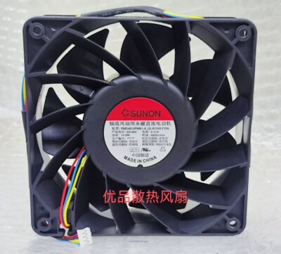 SUNON 12038 48V 14.9W PMD4812PMB1-A 12CM通信电源散热风扇