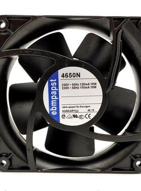 EBM PAPST 4650N 230V 19/18W 12038 耐高温 散热风扇 12CM/厘米