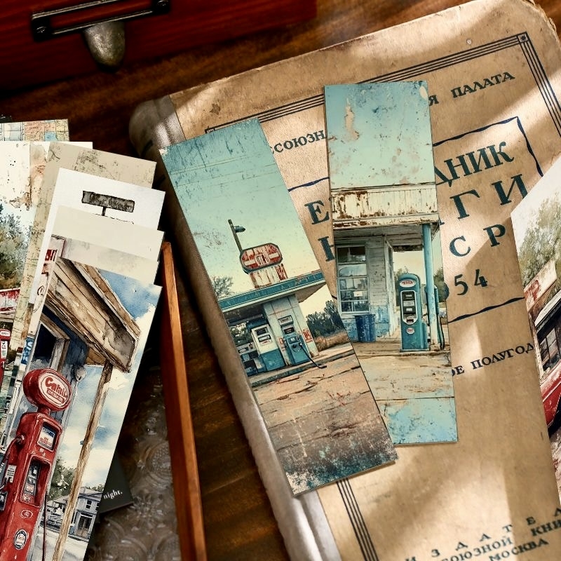 复古破旧阅读书签学生高级礼物