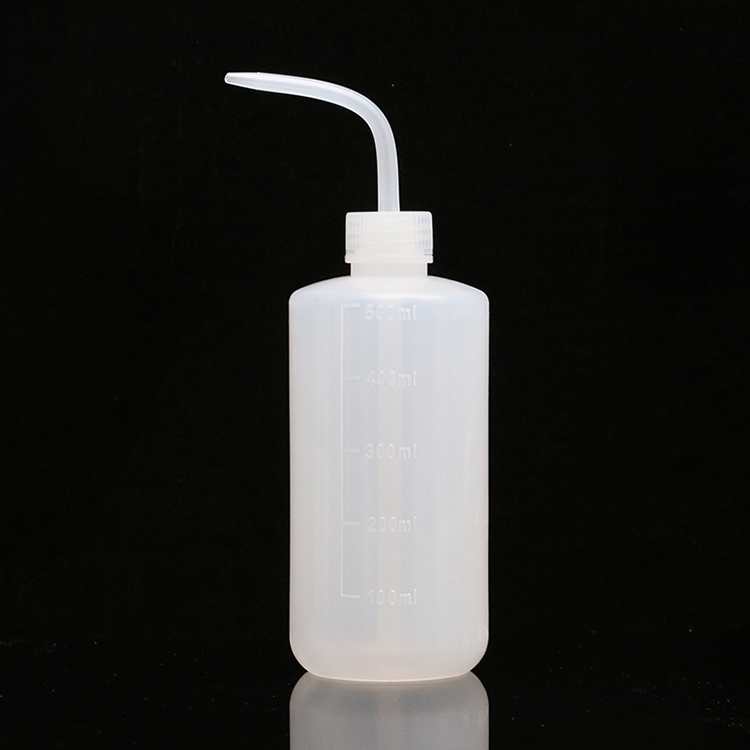 纹身器材纹身弯嘴壶 纹身卫生清洗喷壶 长口绿藻瓶500ml 美妆工具