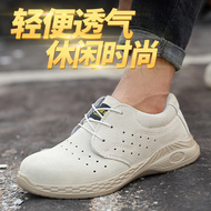 giay bao ho lao dong sieu nhe Giày bảo hộ lao động nam nhẹ, khử mùi, chống va đập, chống đâm thủng, giày bảo hộ lao động mũi thép đặc biệt da bò thoáng khí dành cho thợ hàn giay bao ho lao dong the thao giày k2