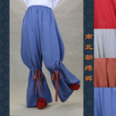 素念汉服原创设计南北朝缚裤纯色六色可选棉绸