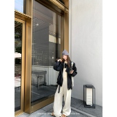 宽松休闲牛仔棉直筒裤 纯棉水洗白色牛仔裤 女 水洗冰博克 aaaaxbbb