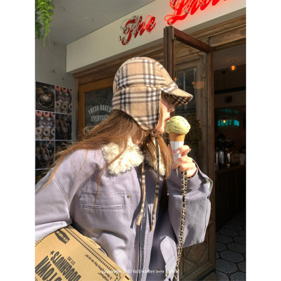 aaaaxbbb巴恩风拼接毛领棉服