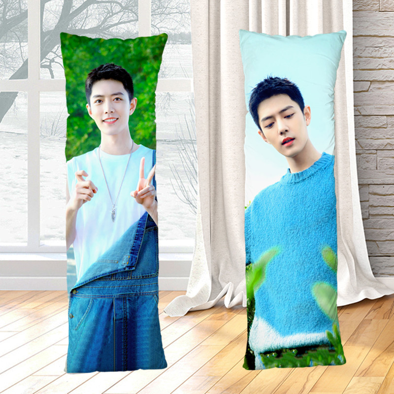 肖战抱枕人形双面闺蜜生日礼物一博陈情令公仔娃娃睡觉等身长靠垫