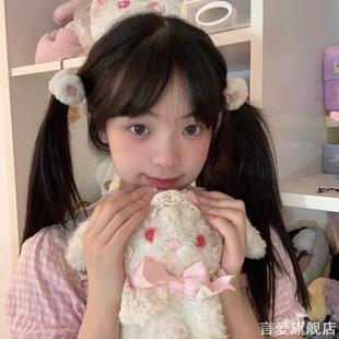 毛绒抓夹秋冬新款发夹小号毛毛鲨鱼夹发卡发抓可爱头发小夹子发饰