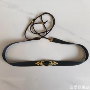 古风额饰发饰民族风异域风情前额配饰男生抹额眉心坠发带西域风