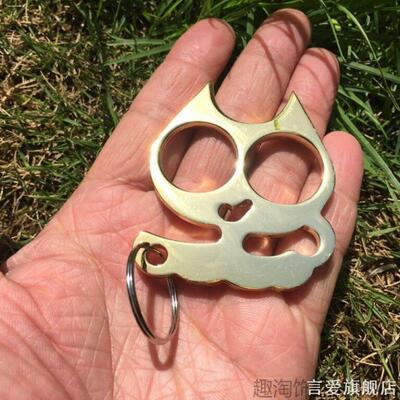 防身钥匙扣猫咪武器个性安全挂饰