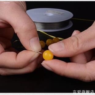 DIY手工串珠器串珠引线串珠专用线穿串珍珠项链手链引线针钢丝线