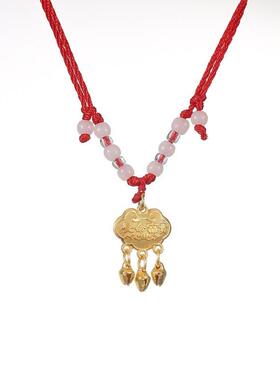 长命锁项链女出入平安男女宝宝