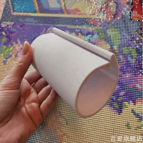 纯白软胶画卷收纳筒手工钻石画