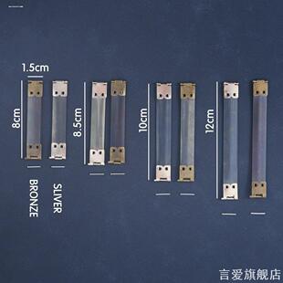 新款夹自动回弹高档手工弹片斜挎包口金包配件弹簧片百搭黑色枪