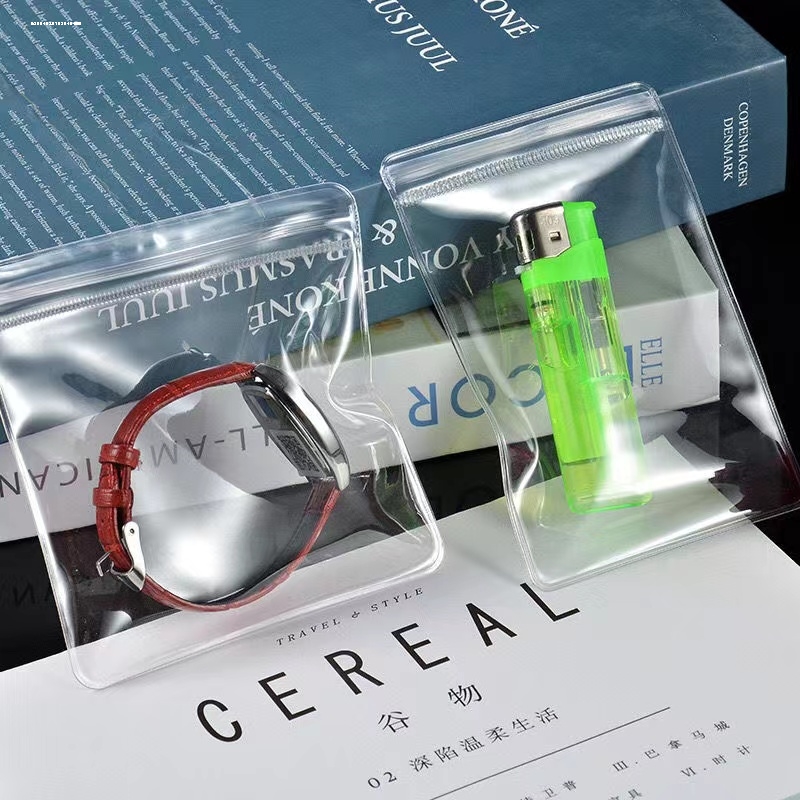 铜钱收纳袋高透明文玩首饰自封袋评级鉴定盒PVC密封袋古币包装袋