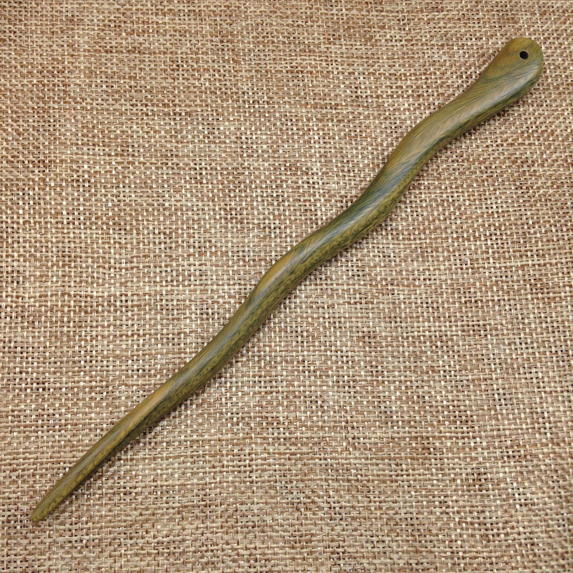 绿檀木发簪簪子手工古风简约头饰生日礼物送女友盘发