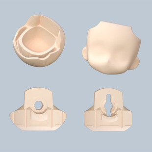 ob11gsc空头树脂开眼眼脸土人后脑壳头戴YMY包子嘴脸白脸13拆头