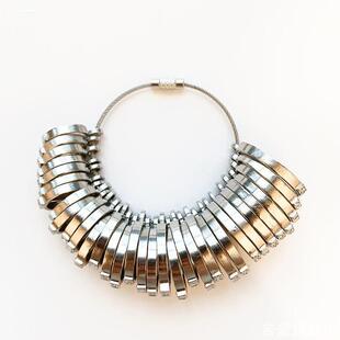 刻度圈口测量工具尺寸手指围戒指港度小指大小尺码diy试码器婚戒