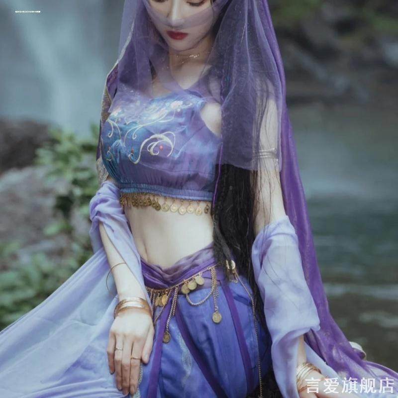 欧美复古金属钱币流苏肚皮舞腰链腰带配饰身体链女民族风古风汉服