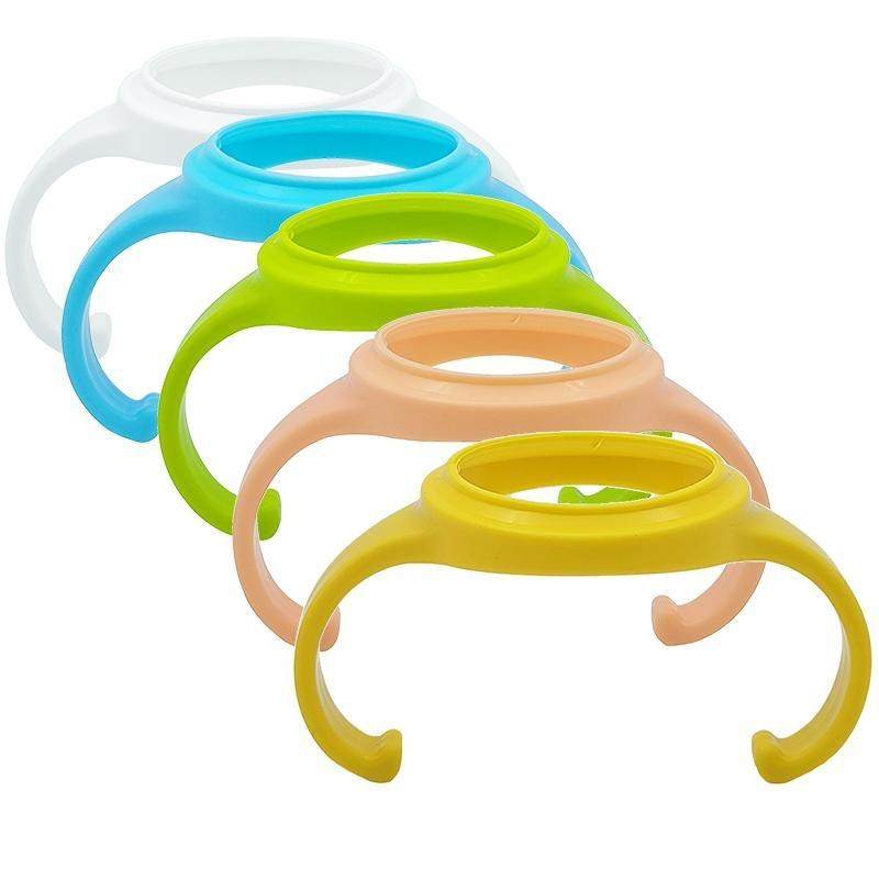 适用贝亲奶瓶把手第三代手握婴儿新生婴儿配件宽口径彩色宝宝手柄