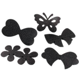 黑钻发帖刘海贴头饰魔法贴钻发帖大号黑色发贴洗脸碎发贴钻魔术贴