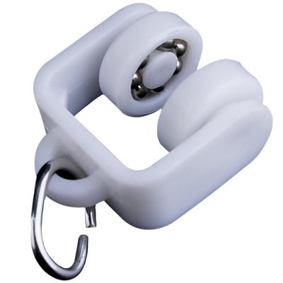 包工轮圈滑道滑轮金属门帘轮