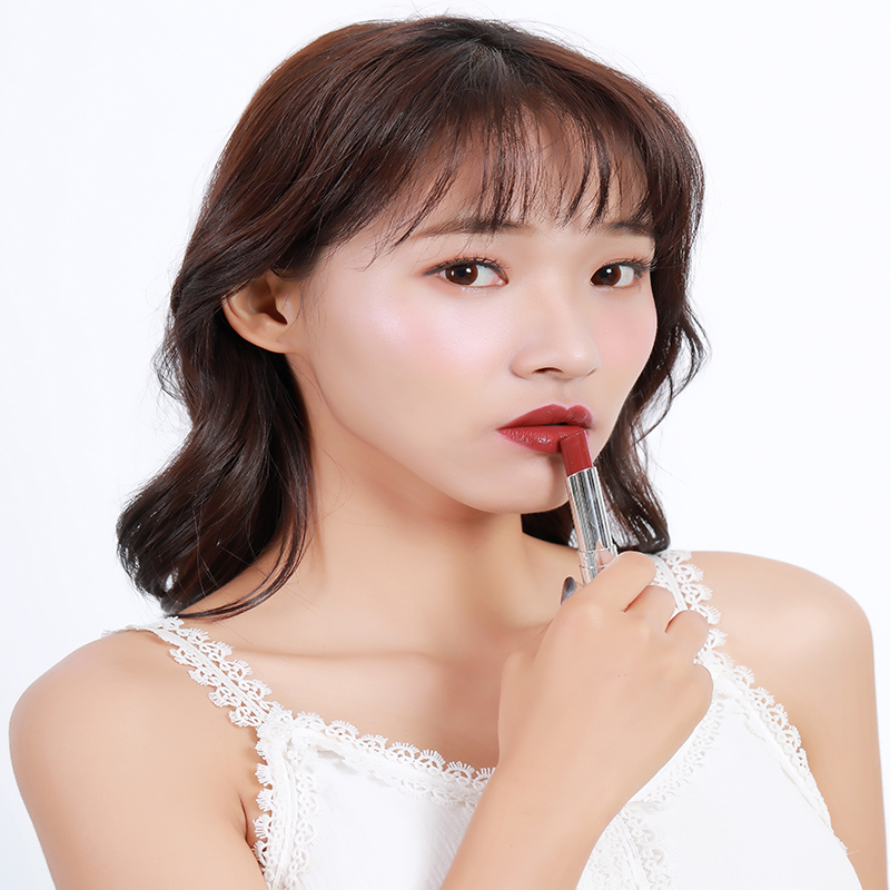 虞琳娜滋润口红唇膏哑光雾面质地口红打底润唇膏12色口红小样套装