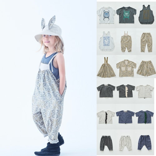 eLfinFolk 26ss儿童日系印花T恤卫衣裤背心背带裤生日T现货