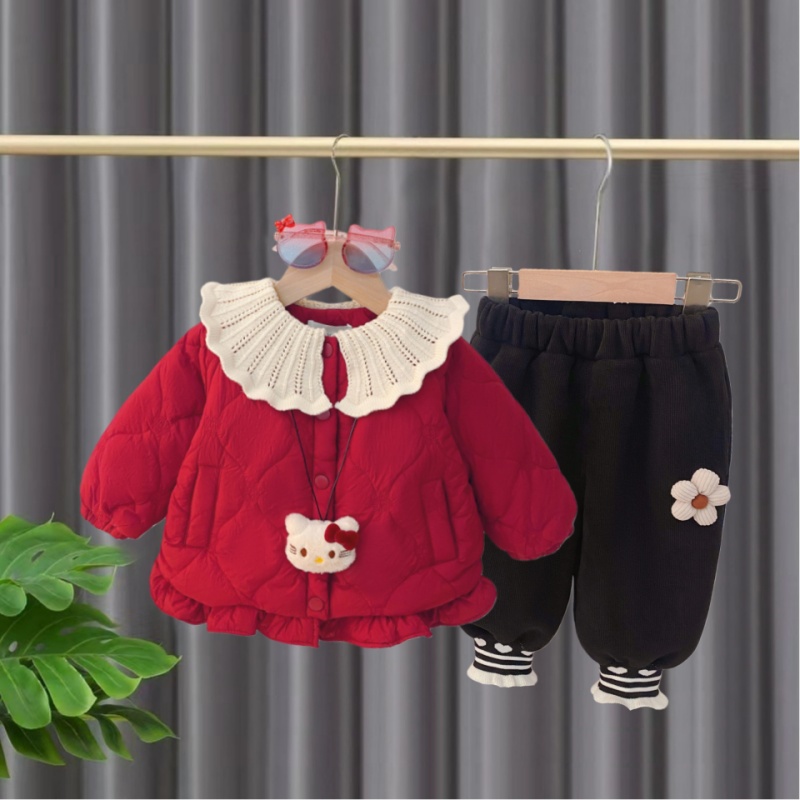 女童套装秋冬2025新款儿童