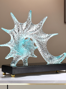 氛围感艺术创意网红手工艺品新中式电脑桌子ins风摆件高级感小众