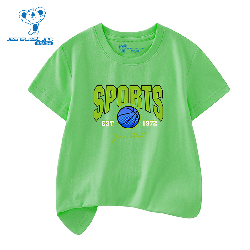 时尚男童上衣儿童短袖纯棉T恤