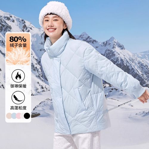 小香风菱格保暖2025新款羽绒服女