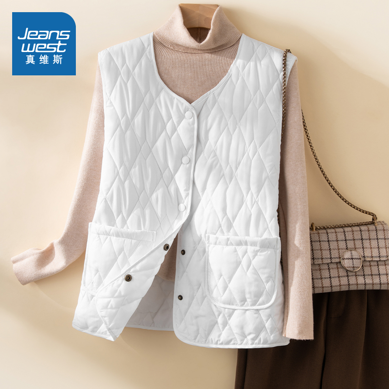 真维斯宽松时尚百搭保暖背心坎肩