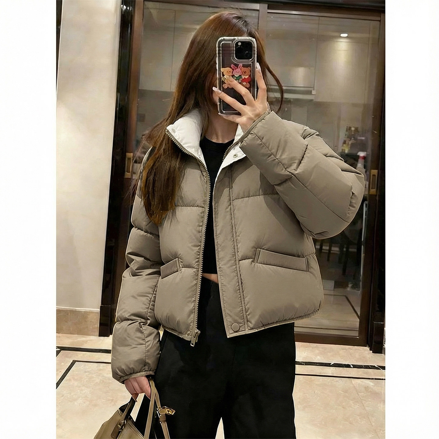 KCV真维斯短款棉服女款冬季2026好看加厚棉袄子棉衣夹棉外套冬装,女装/女士精品,棉衣/棉服,淘宝优惠券,粉丝福利购,淘宝优惠卷