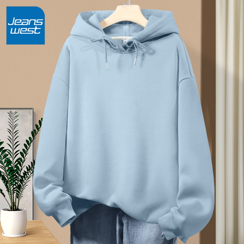 真维斯连帽卫衣女春秋2024年新款