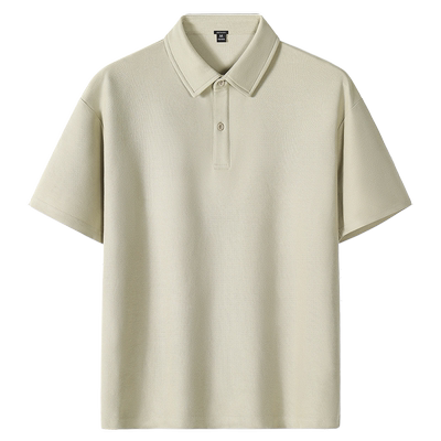 GV真维斯polo衫短袖男2024夏季新款男士宽松休闲百搭重磅翻领t恤B