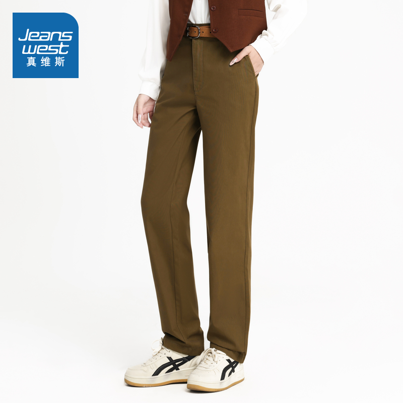 时尚宽松休闲复古潮流女士长裤