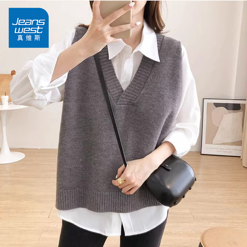 春装毛针织衫上衣女款衣服