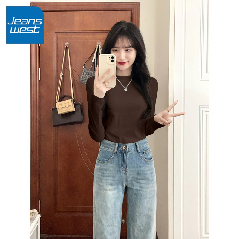 真维斯加绒打底衫女内搭2025新款