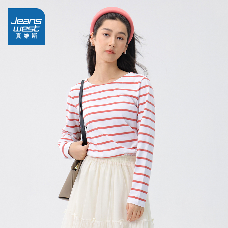 女装长袖真维斯2023新款