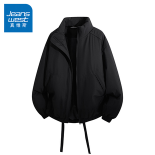 加厚保暖立领棉袄百搭棉衣冬装 冬季 外套 2025新款 N5真维斯棉服男款