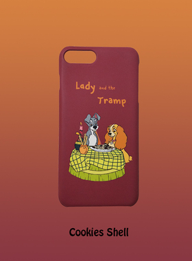 Cookies Shell小姐与流浪狗 手机壳磨砂硬壳iphoneX 67plus半全包