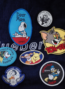 Cookies Shell 米奇唐老鸭史努比维尼刺绣胸针