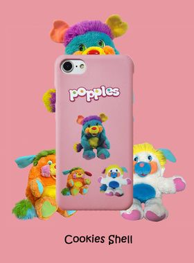 Cookies Shell古董玩具熊手机壳 亮面磨砂硬壳iphoneX7plus半全包