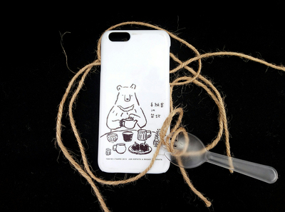 Cookies Shell自制 北极熊下午茶 iphoneX 6 7 8p手机磨砂硬壳