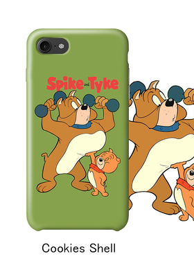 Cookies Shell斯派克和泰克 手机壳磨砂硬壳iphoneX 67plus半全包